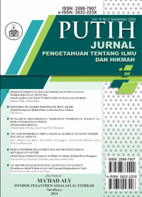 Image of JURNAL PUTIH VOL. VIII, NO. 2 SEPTEMBER 2023