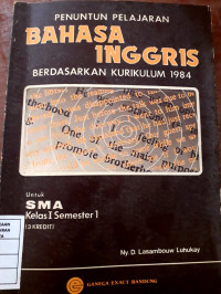 Image of Penuntun Pelajaran Bahasa Inggris Berdasarkan Kurikulum 1984