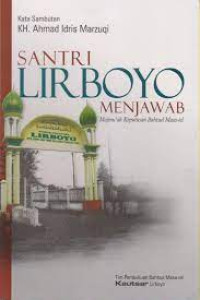 Image of SANTRI LIRBOYO MENJAWAB